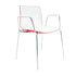 Catifa 46 0251 Armchair Bicolored Frame Chrome